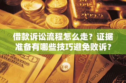 武汉借款诉讼流程怎么走？证据准备有哪些技巧避免败诉？