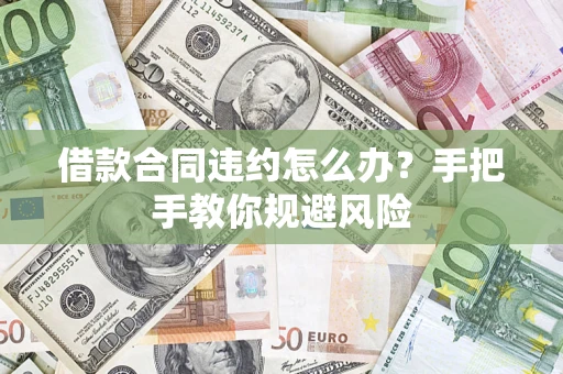 武汉借款合同违约怎么办？手把手教你规避风险