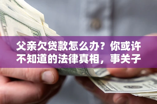 武汉父亲欠贷款怎么办？你或许不知道的法律真相，事关子女未来