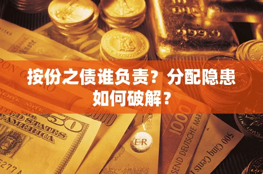 武汉按份之债谁负责？分配隐患如何破解？