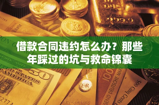 武汉借款合同违约怎么办？那些年踩过的坑与救命锦囊