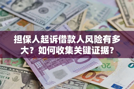 武汉担保人起诉借款人风险有多大？如何收集关键证据？