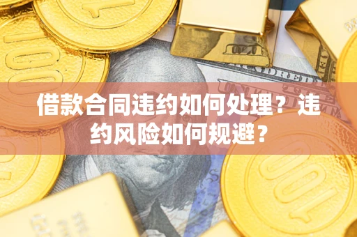 武汉借款合同违约如何处理？违约风险如何规避？