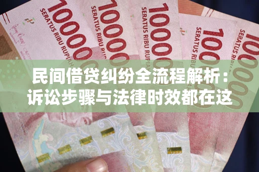 武汉民间借贷纠纷全流程解析：诉讼步骤与法律时效都在这儿了