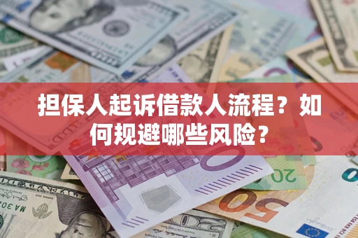 武汉担保人起诉借款人流程？如何规避哪些风险？