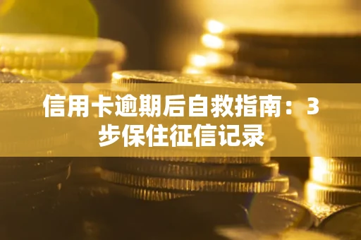 武汉信用卡逾期后自救指南：3步保住征信记录