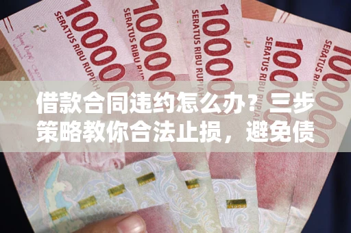 武汉借款合同违约怎么办？三步策略教你合法止损，避免债务危机升级