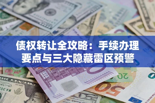 武汉债权转让全攻略：手续办理要点与三大隐藏雷区预警