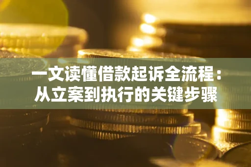 武汉一文读懂借款起诉全流程：从立案到执行的关键步骤