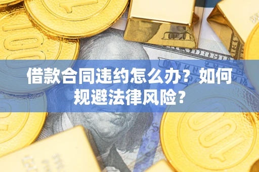 武汉借款合同违约怎么办？如何规避法律风险？
